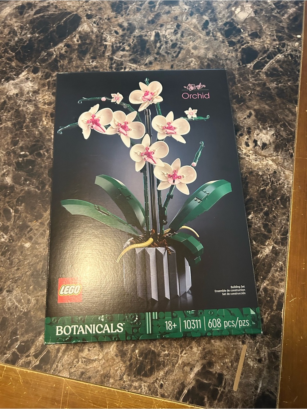 LEGO Orchid Botanicals Display - White, Pink & Green